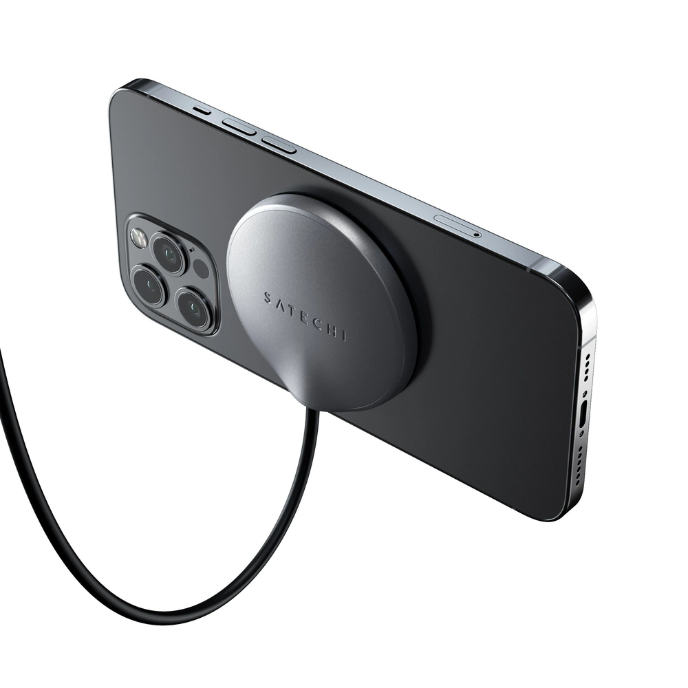 Беспроводное зарядное устройство Satechi Magnetic Wireless Charging Cable. Интерфейс Type-C